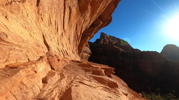 Каменный Шельф Близ Седона Аризона — стоковое фото