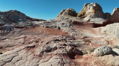 Bantlı kumtaşı dalgaları, Arizona beyaz cep.