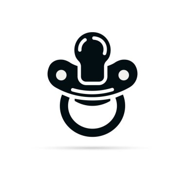 Bebek emziği simgesi. vektör çizim