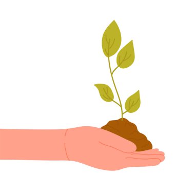 Çevre ekolojisi koruması. Sıfır atık yönetimi, sürdürülebilir kaynaklar vektör çizimi