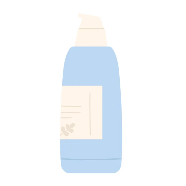 Natürliche Reinigungsflaschenkosmetik Umweltfreundliche Pflegeprodukte Biologische Behandlungsvektoren Illustration — Stockvektor