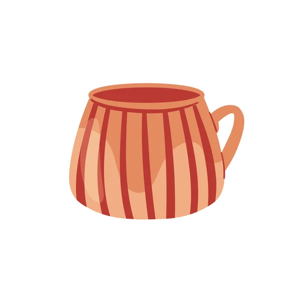 Tea Coffee Breakfast Cup Hot Beverage Teapot Tea Ceremony Party — Stock Vector