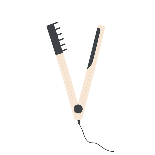 Soins Des Cheveux Outil Électronique Appareil Coiffant Pour Cheveux Illustration — Image vectorielle