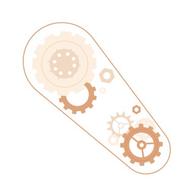 Proje geliştirme iş akışı. İş projesi yönetimi, çevik takım vektör illüstrasyonu