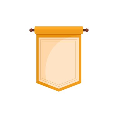 Çin parşömeni boş. Doğu Asya parşömen kağıdı, Japon kültür karikatürü vektör çizimi