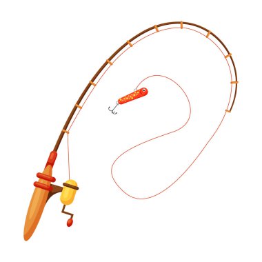 Bu renkli olta ve makara seti, balık tutanlar ve açık hava maceraları için mükemmel bir yem ile tamamlandı.