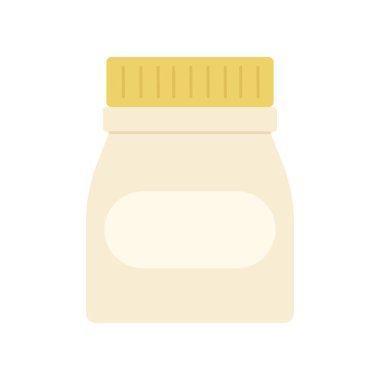 Bu illüstrasyonda çok sayıda mutfak projesi için ideal bir seçim olan stil ve zamansız mayonez kavanozu sergileniyor.