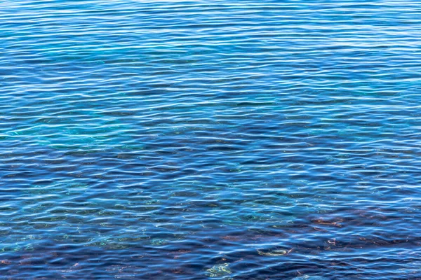 Transparent rippled ocean water surface texture background