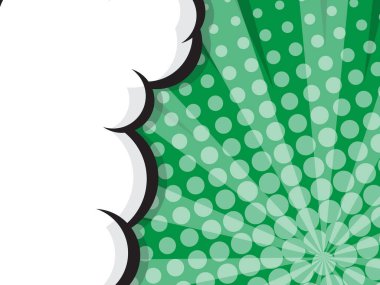 abstract comic book, pop art, background with speech bubble copy space vector illustration
