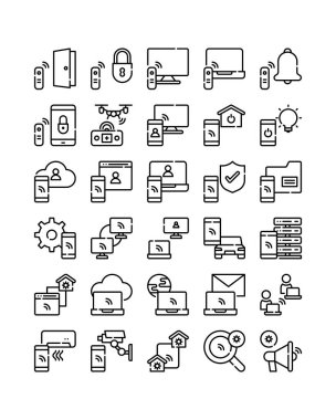 Uzak kontrol çizgisi simgesi vektör çizimi