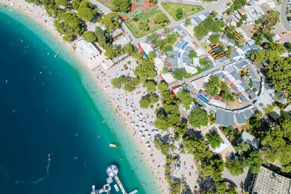 Adriatyk Oferuje Doskonałe Warunki Uprawiania Sportów Wodnych Takich Jak Żeglarstwo — Zdjęcie stockowe
