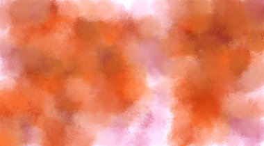 abstract grunge graphic drawing blurred in orange and brown colors clipart