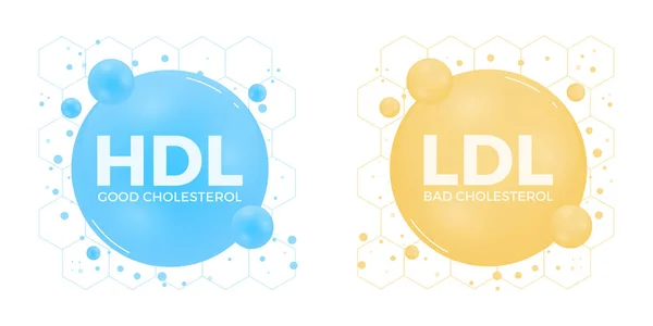 Good Hdl Bad Ldl Cholesterol Icon Blood Vessel Density High Royalty Free Εικονογραφήσεις Αρχείου