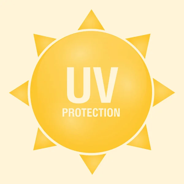 Sonnenschutz Futuristisch Leuchtende Vektorillustration Auf Hellem Hintergrund Blasenschutz Vor Ultraviolettem — Stockvektor