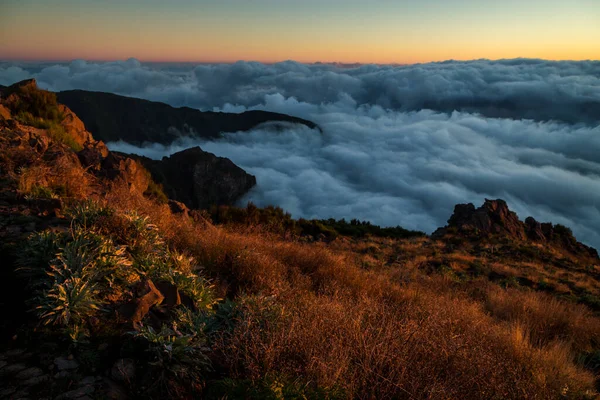 Montañas Amanecer Madeira — Foto de Stock
