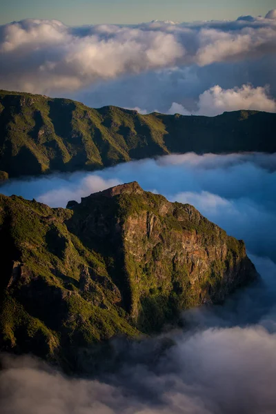 Berg Vid Soluppgången Madeira — Stockfoto