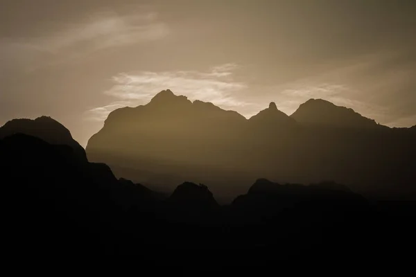 Mountains Sunrise Madeira — Stock Photo, Image