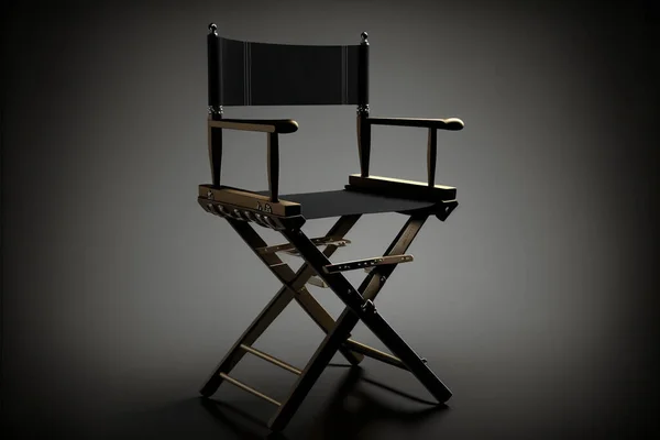 Director Chair on isolated background, front view