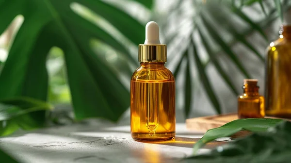 skin care oils mock up