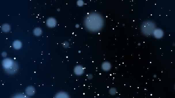 Abstract Background Holiday Sparkles Blurred Glowing Particles Show Energy Galaxy — Vídeo de Stock