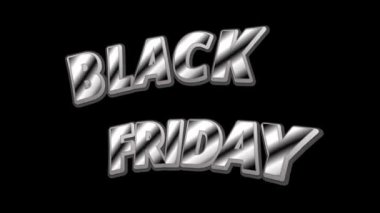 Kara Cuma animasyonu, büyük satışlar için indirimli satışlar için metin animasyonu ve kara Cuma anlaşmalarında destansı siber anlaşmalar ya da siber pazartesiyle kara beyaz reklamlar için siber anlaşmalar.