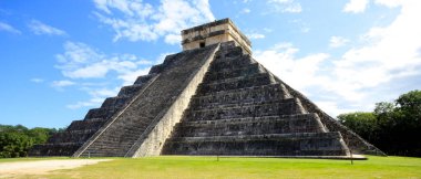 Chichen-Itza 'nın güzel manzarası.