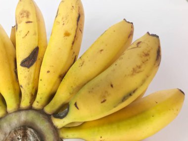 Sade beyaz arkaplan üzerinde plantain