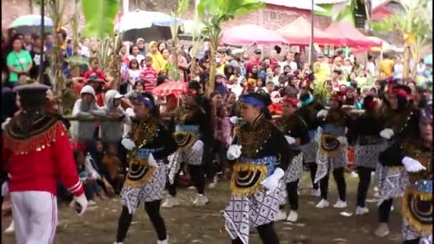 Jathilan Art Island Java One Various Cultures Indonesia — Stock video