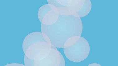 Abstract circle background animation. simple and colorful  motion background.