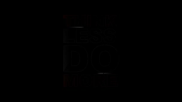 Motivational Quotes Nice Video Text Animation Effect Add Motivation Black — 비디오