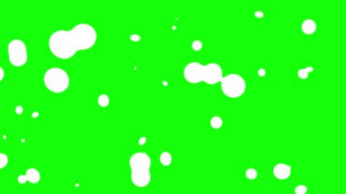 beyaz metabol birçok baloncuğa bölündü meta toplar deformasyon hareket tasarımı animasyon soyut dijital sanat etrafında uçan küreler tıbbi iş arkaplan sunumu