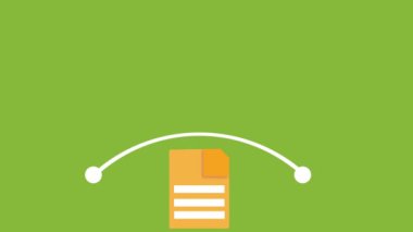 barkod tarayıcı beyaz arkaplanda basit canlandırma.