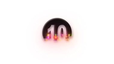 Siyah Arkaplanda 10. Parıltı