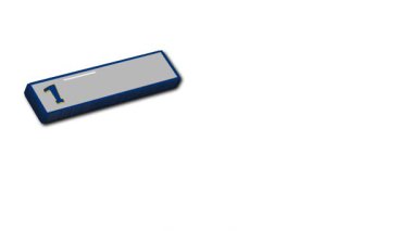 Animasyon iş fikri bilgileri. Değer önerisi. 4 bilgi şeması, beyaz arkaplanı olan şablon videosu.