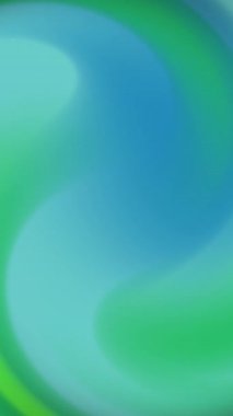 Dijital video, sunumlar, video afişler ve sosyal medya grafikleri için uygun bulanık yeşil ve mavi video arkaplanı. Sanatsal kreasyonlar için ideal.