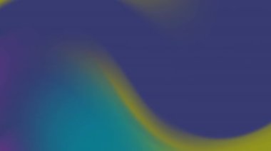 Bulanık soyut gradyan arka plan videoları, web video tasarımları, sosyal medya gönderileri, sunumlar ve mavi, yeşil ve sarı tonlarda basılı materyaller için uygundur.