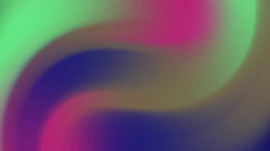 Arkaplan videoları için uygun parlak renklere sahip bulanık soyut girdaplar, tasarım video elemanları, sanatsal projeler, dijital sanat ve modern estetik kavramlar.