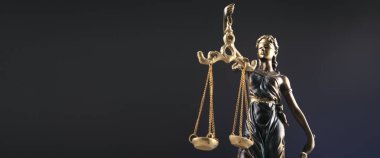 Adalet Anıtı sembolü, hukuki hukuk konsepti imajı