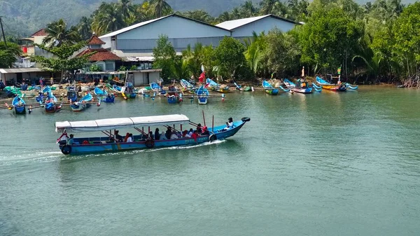 Kebumen Jawa Tengah Idonesia July 2023 Indonesian Traditional Fishing Boat — Stock Photo, Image