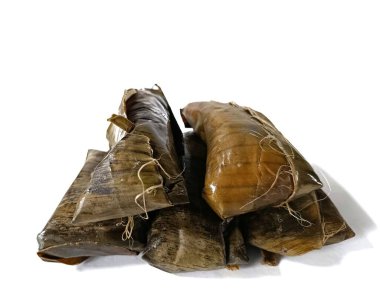 Beyaz Arkaplanda Geleneksel Guatemala Tamaleleri İzole Edildi