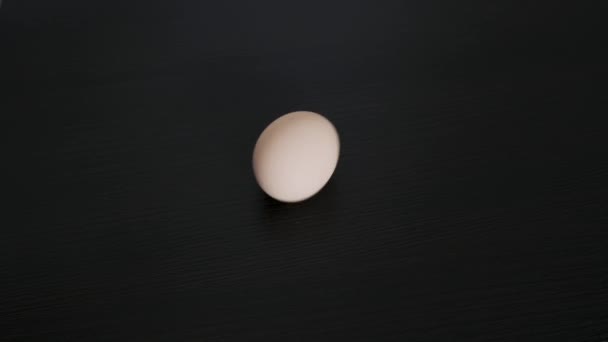 Chicken Egg Rotates Its Axis Close — Video