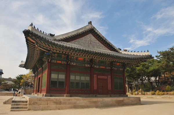 Seoul South Korea Październik Października 2022 Stara Sala Pałacowa Pałacu — Zdjęcie stockowe