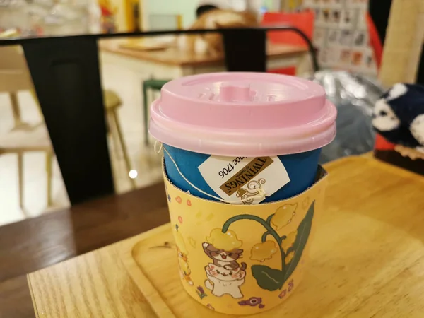 Seoul South Korea Október 2022 Twinings Forró Tea Egy Csésze — Stock Fotó