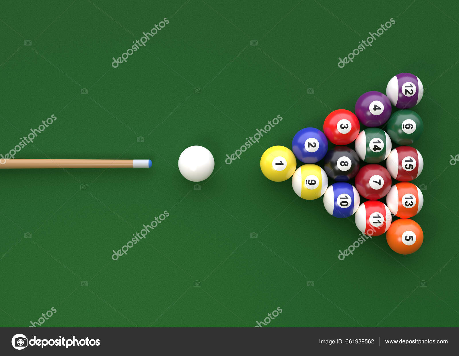 Bolas De Bilhar Coloridas Numa Mesa Verde. Jogo De Bilhar Em Um Bar.  Snooker Foto de Stock - Imagem de esfera, verde: 250005680