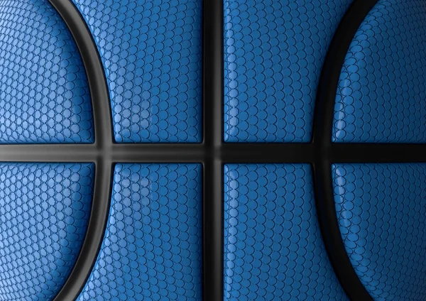 Baloncesto Azul Con Fondo Diseño Línea Negro Textura Baloncesto Superficie — Foto de Stock