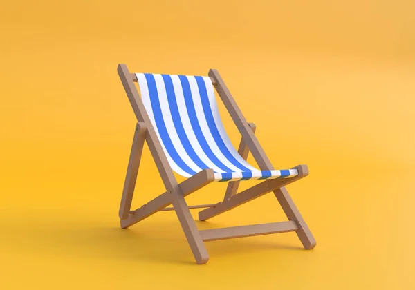 Sedie Spiaggia Sullo Sfondo Arancione Brillante Concetto Vacanza Estiva Concetto — Foto Stock