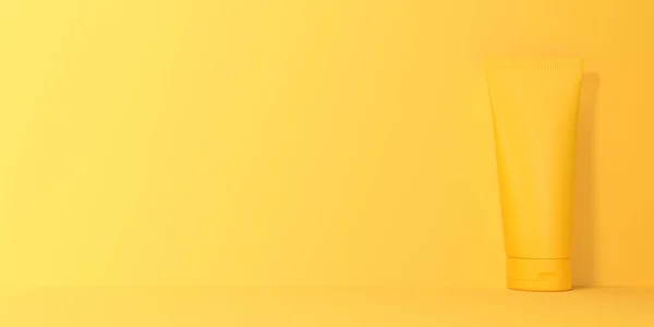 Сливочная Трубка Упаковка Трубки Пластиковая Трубка Медицины Косметики Крем Гель — стоковое фото