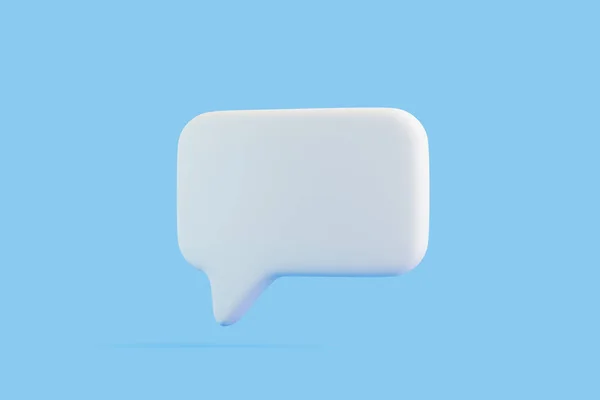 Mavi Arka Planda Konuşma Balonu Sohbet Simgesi Ayarlandı Sohbet Kutusu — Stok fotoğraf