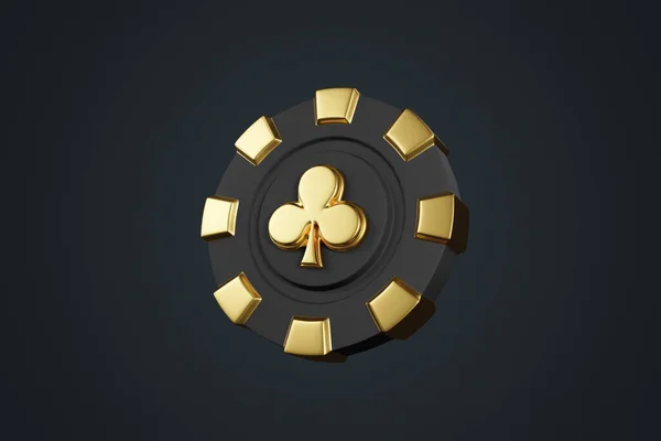 Casino Chips Und Asse Karten Symbole Auf Schwarzem Hintergrund Poker — Stockfoto
