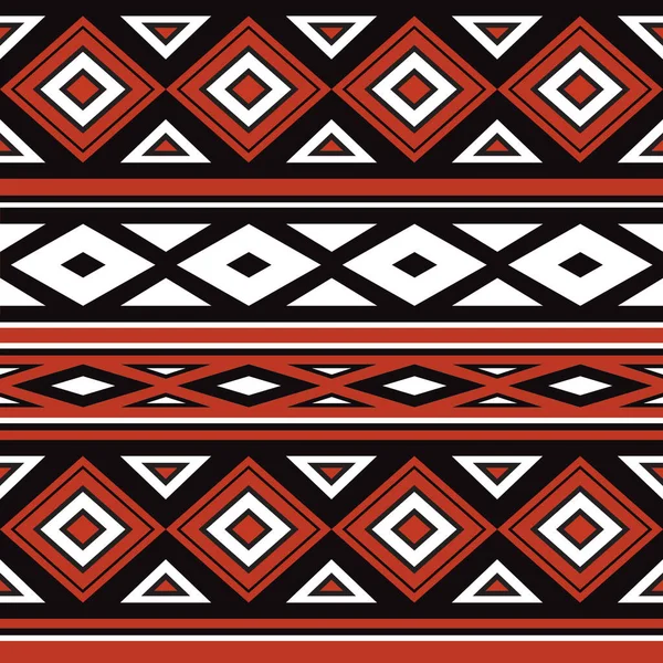 Sömlöst Mönster Från Peru Sydamerikanska Vektorgrafik Tribal Inhemsk Design Aztekiskt — Stock vektor